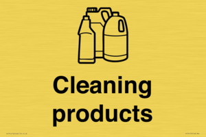 Dementia Cleaning products sign